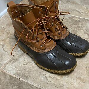 LL Bean 8" Duck Boots Men's Size IW (11 Wide)